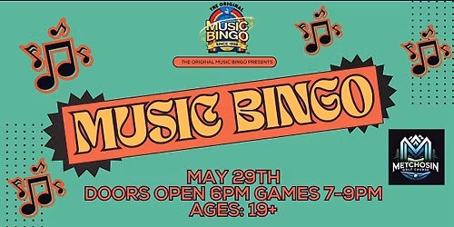 Metchosin Music Bingo