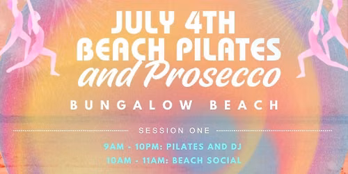 Pilates and Prosecco Beach Social