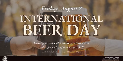 International Beer Day \ud83c\udf7b