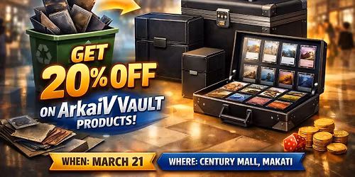 ArkaiV Vault Sleeve Trade-In Day \u2013 20% OFF Event