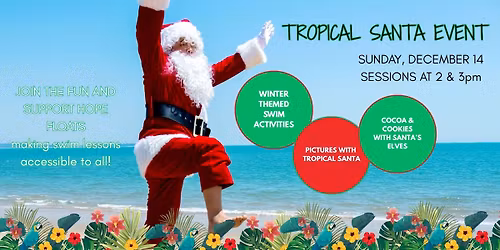 TROPICAL SANTA SWIM EVENT