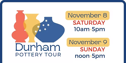 12th annual Durham Pottery Tour