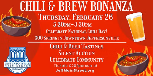 Chili & Brew Bonanza in Downtown Jeffersonville!