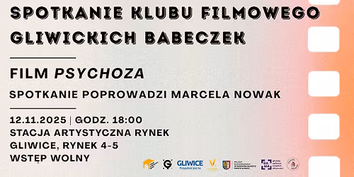 Spotkanie klubu filmowego Gliwickich Babeczek | Film "Psychoza"