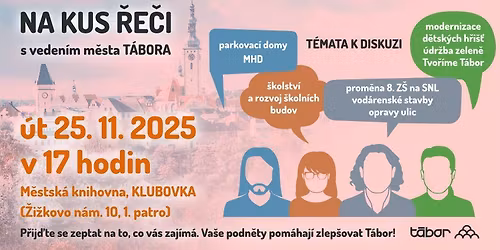 debata s ve\u0159ejnost\u00ed NA KUS \u0158E\u010cI S VEDEN\u00cdM M\u011aSTA