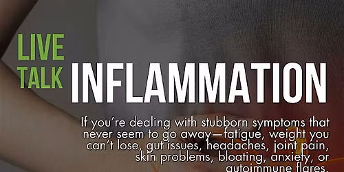 Live Inflammation Talk  - Hosted By: Wellness Way Raleigh (FREE SNACKS)