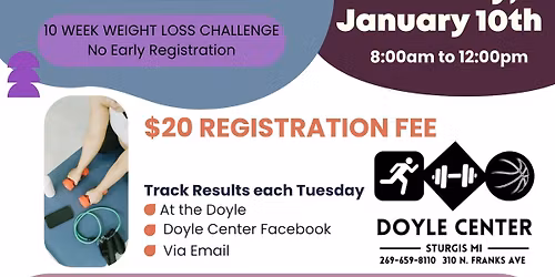 2026 Get Fit Challenge (10-week weight-loss challenge) at the Doyle!