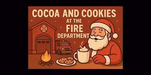 COCOA, COOKIES, AND SANTA!!!