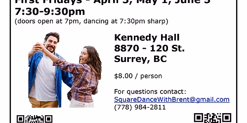 First Friday No-Experience-Needed Modern Square Dance Party (Surrey\/Delta) - June 5, 2026