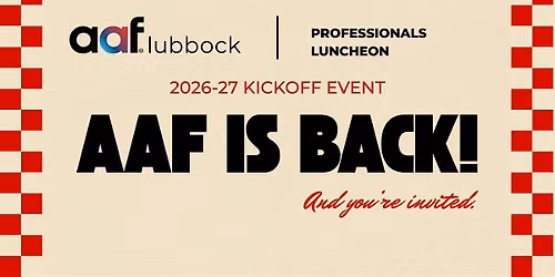 AAF Lubbock Professional Luncheon