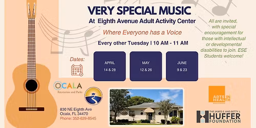 Very Special Music at Eighth Avenue Adult Activity Center