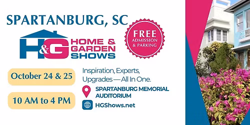Spartanburg Home & Garden Show \u2022 OCT 2026