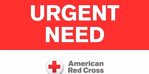 URGENT NEED for BLOOD. Donate at St. Joseph's Polish Club. We need YOU.