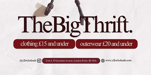 \u00a320 & under VINTAGE WAREHOUSE SALE | 3-4 OCT | east london | TheBigThrift \u2605