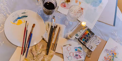 Sip & Paint p\u00e5 Dahlbergs caf\u00e9 i Gamla Link\u00f6ping