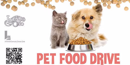 Pet Food Drive - Hosted by the Lakewood Animal Safety & Welfare Advisory Board