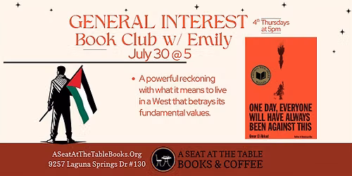 General Interest Book Club w\/ Emily: One Day Everyone Will Have Always....