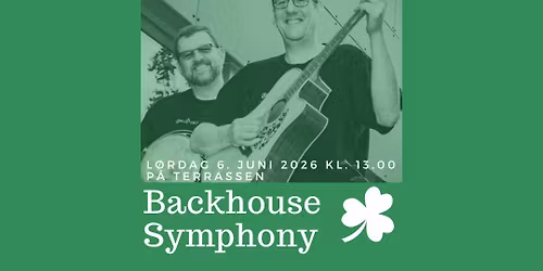 Backhouse Symphony spiller irsk folkemusik p\u00e5 terrassen