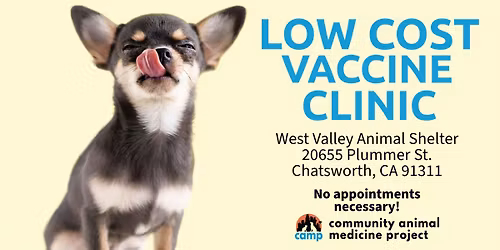 CAMP Mobile Pet Vaccination Clinic (No appointments necessary)