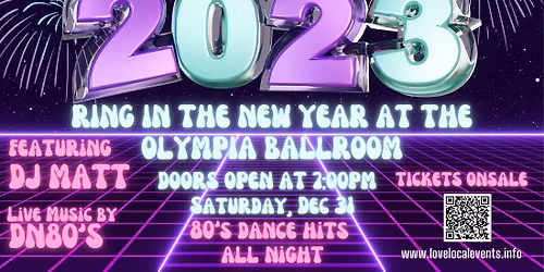 The New Romance: The Ultimate 80s Prom NYE Dance Party at Rams Head On Stage