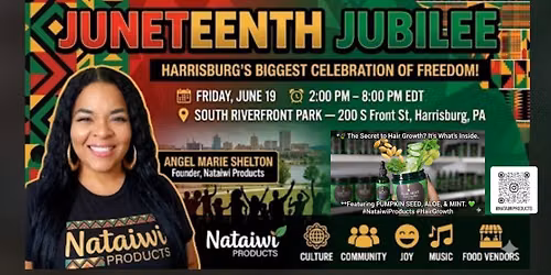 \ud83d\udc9a\ud83d\udc9b\u2764\ufe0f\ud83d\udda4 HBG Juneteenth Jubilee\n\ud83d\udda4\u2764\ufe0f\ud83d\udc9b\ud83d\udc9a