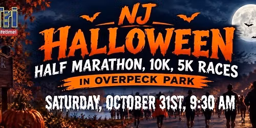 NJ Halloween Half Marathon, 10K, 5K