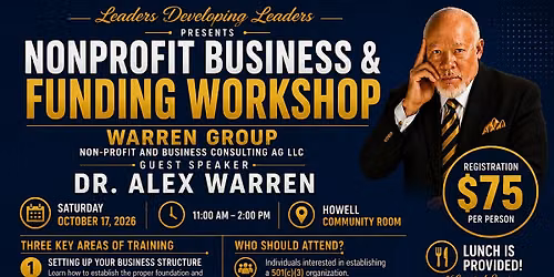 NONPROFIT BUSINESS & FUNDING WORKSHOP