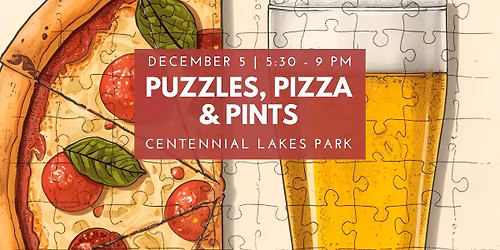 Puzzles, Pizza & Pints at Centennial Lakes Park