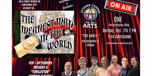 Pop-Up Players "The Meanest Man In the World" at Ottawa Center for the Arts