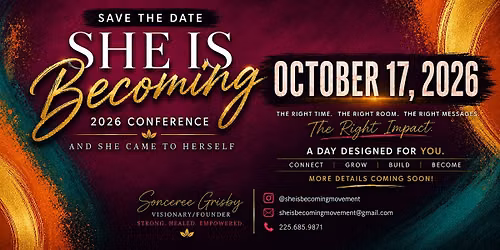 She Is Becoming Conference 2026