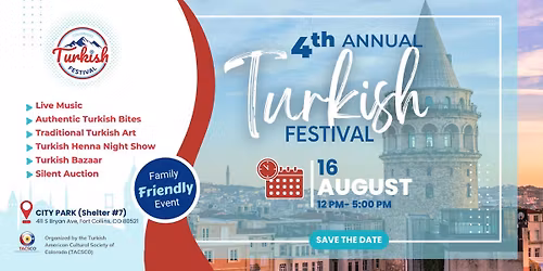 4 th ANNUAL TURKISH FESTIVAL \ud83c\uddf9\ud83c\uddf7