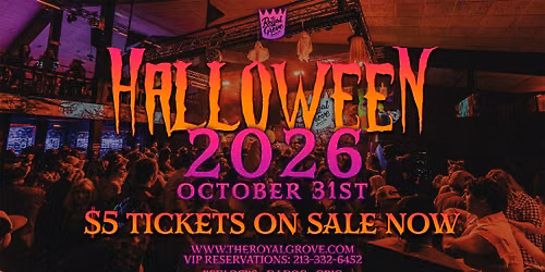 Halloween 2026 | Nebraska's Biggest Halloween Party | The Royal Grove