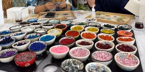 Mosaic Art Class in Tampa: Turkish Mosaic Lamp Making