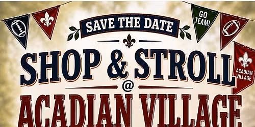 September Shop & Stroll- Tailgate in the Village