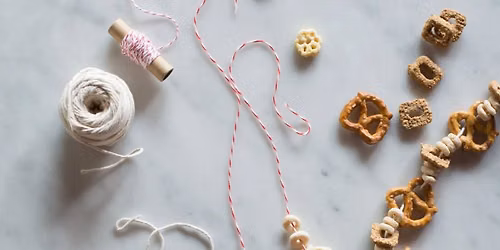Create a cereal, Pretzel necklace or bracelet