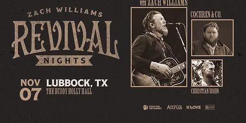 Zach Williams Tour 2026