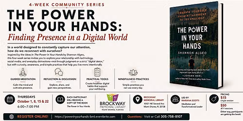 The Power in Your Hands with Mariana Scotti (4-week Series)
