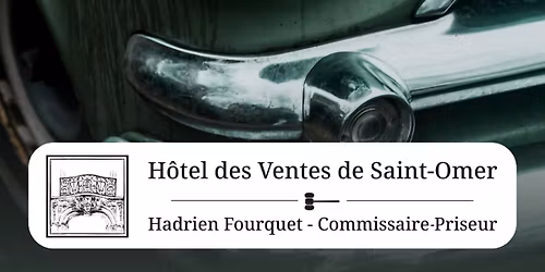 Vente aux Ench\u00e8res Automibilia et Collection (en pr\u00e9paration)