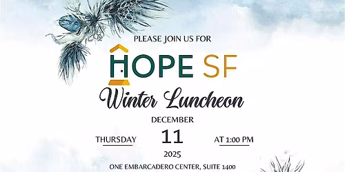 Hope SF Winter Luncheon