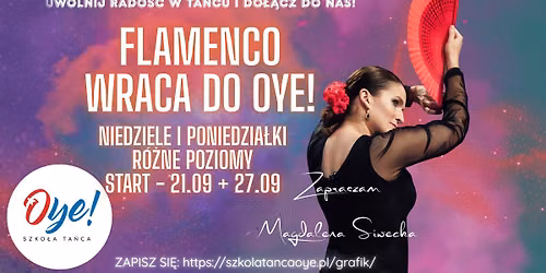 Flamenco w Szkole Ta\u0144ca Oye!