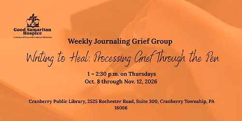 Weekly Journaling Grief Group