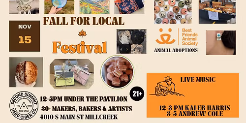 Fall For Local - Second Summit Makers Market (21+)