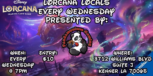 Wednesday Lorcana Locals at Pandamonium Gaming