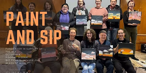 PAINT AND SIP FUNDRAISER