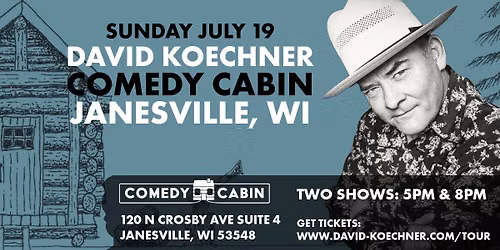 David Koechner LIVE \u2014 Stand-Up Comedy at Comedy Cabin (Janesville, WI)