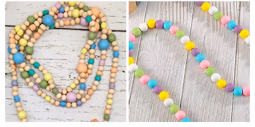 DIY Workshop: Create a 72" Spring\/Easter Beaded Garland - March 11th (6:30pm-8:30pm)