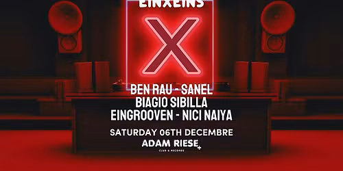 EINXEINS PRES.     BEN RAU  - SANEL -  BIAGIO SIBILLA -  EINGROOVEN - LINGO