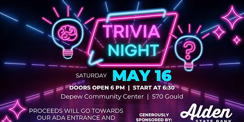 Trivia Night at the Depew Community Center!