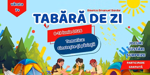 Tabără de zi - Cinstește-ți părinții — Aurel David, Bardar, Moldova