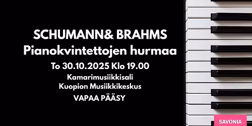 SCHUMANN & BRAHMS - Pianokvintettojen hurmaa